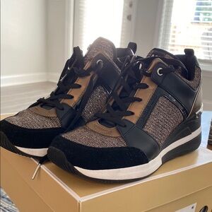 Michael Kors Black and Brown Men's Shoes